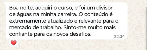 Depoimento real de aluna