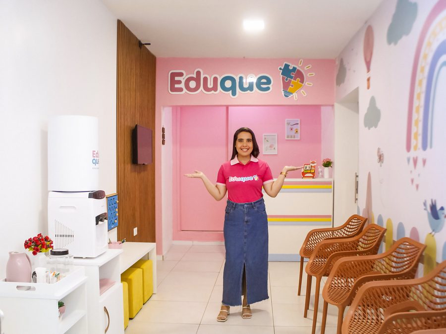 Rannally Gomes no Eduque — espaço de reforço escolar em Maceió